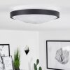 Subles Plafoniera LED Nero, Bianco, 1-Luce, Sensori di movimento