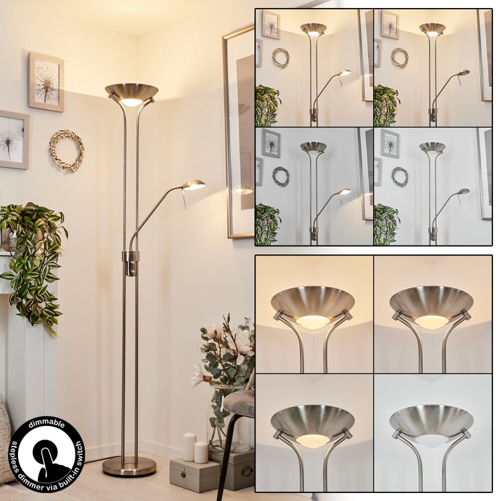 Rom Piantana Nichel opaco, 2-Luci main product photo