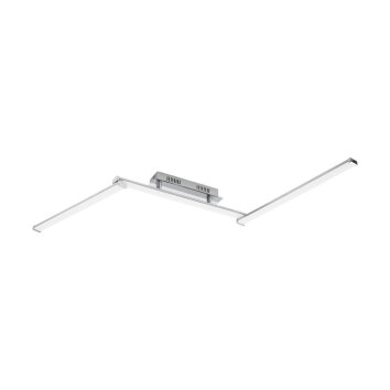 Eglo LASANA 2 Plafoniera LED Cromo, 3-Luci