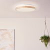 Brilliant Brodsky Plafoniera LED Marrone, Bianco, 1-Luce