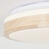 Brilliant Brodsky Plafoniera LED Marrone, Bianco, 1-Luce