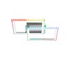 Leuchten-Direkt FELIX60 Plafoniera LED Acciaio satinato, 1-Luce, Telecomando, Cambia colore Leuchten-Direkt FELIX60 Plafoniera LED Acciaio satinato, 1-Luce, Telecomando, Cambia colore