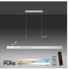 Paul Neuhaus PURE-MOTO Lampada a Sospensione LED Alluminio, 3-Luci, Telecomando