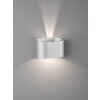 Fischer & Honsel Wall Applique LED Argento, 2-Luci