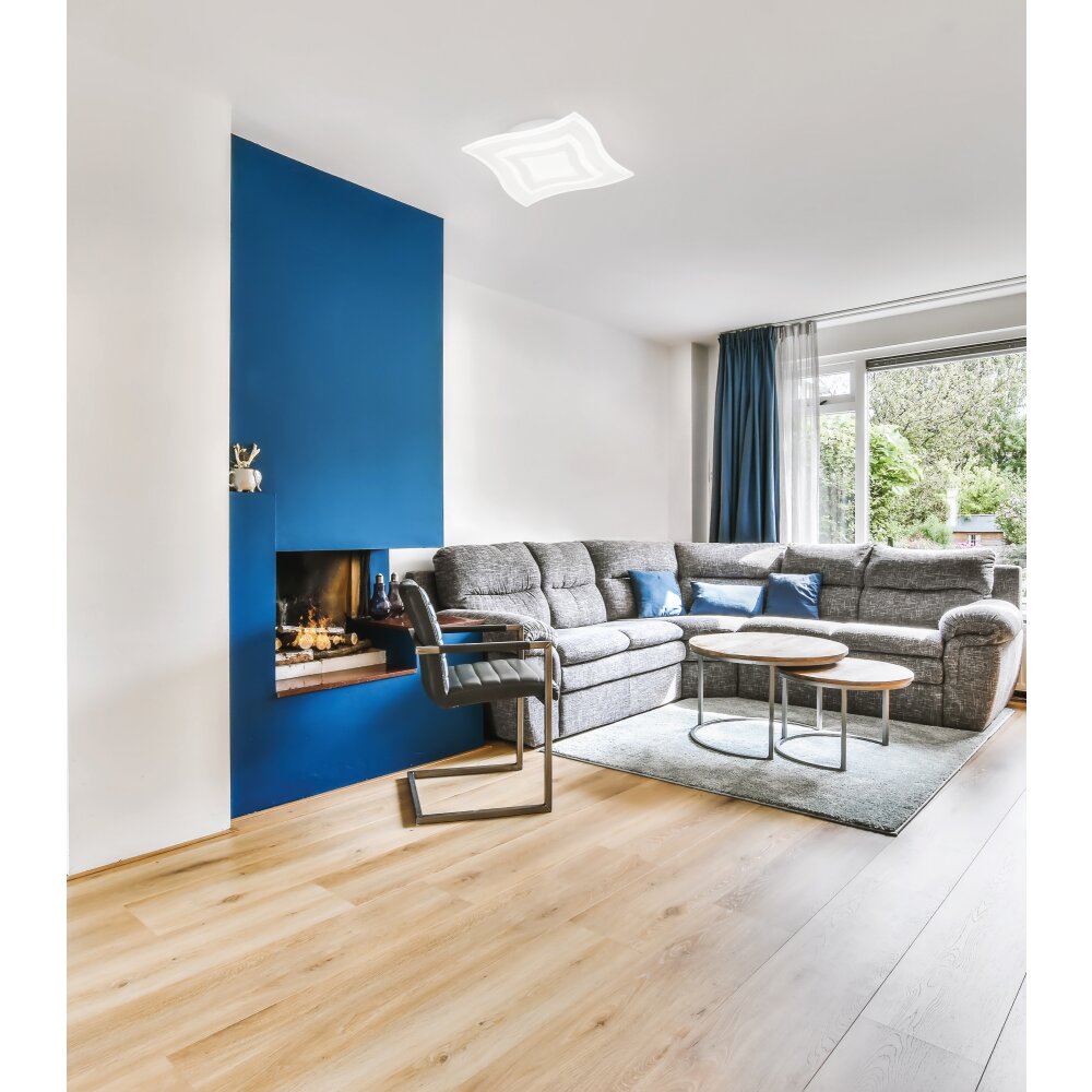 Fischer & Honsel Gorden Plafoniera LED Bianco, 1-Luce, Telecomando main product photo