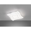 Fischer & Honsel Gorden Plafoniera LED Bianco, 1-Luce, Telecomando