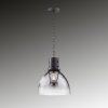 Fischer & Honsel Londo Lampadario a sospensione Nero, 1-Luce