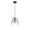 Fischer & Honsel Miro Lampadario a sospensione Nero, 1-Luce