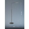 Fischer & Honsel Nami Lampada da terra LED Nero, 1-Luce