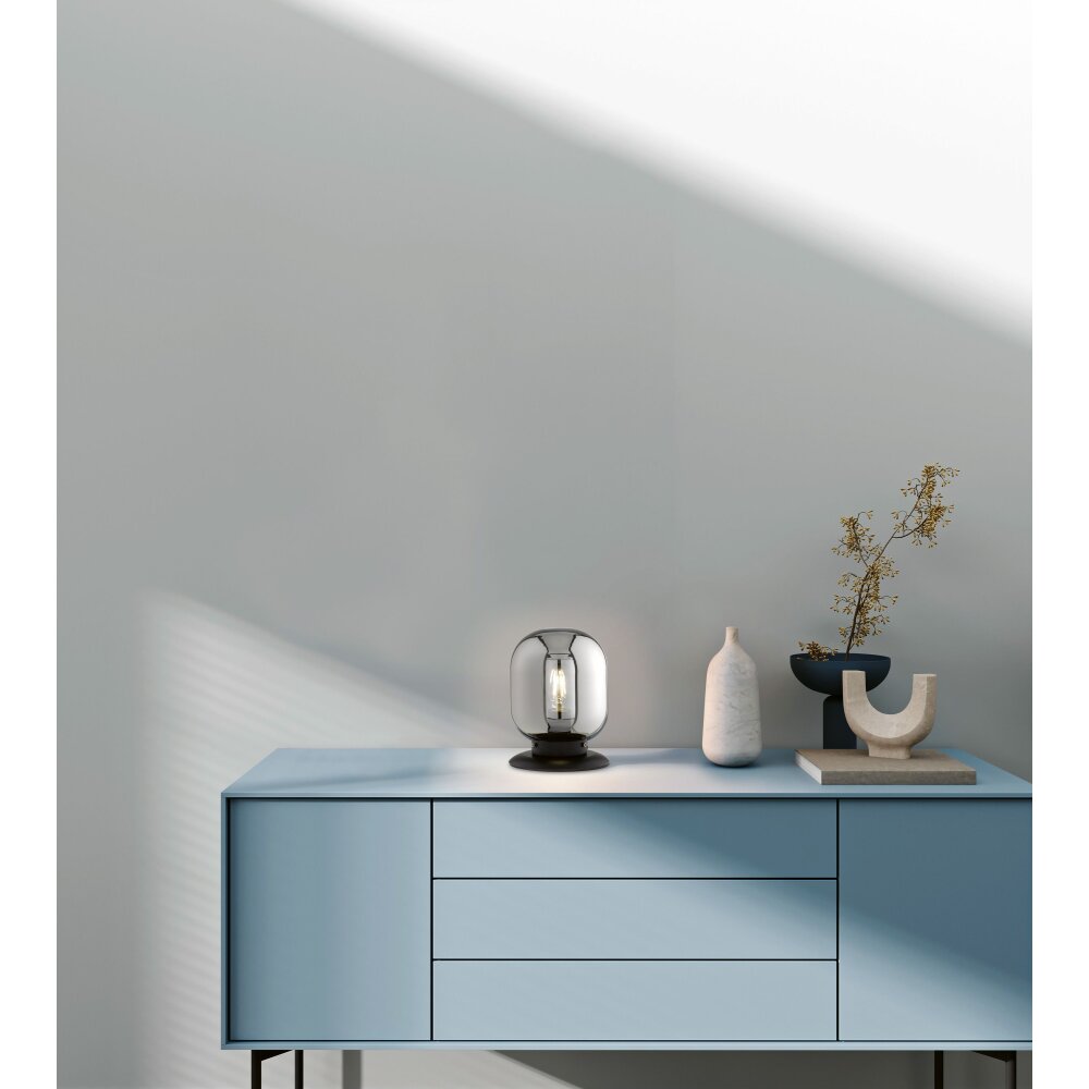 Fischer & Honsel Regi Lampada da tavolo Nero, 1-Luce main product photo