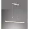 Fischer & Honsel Vito Lampada a Sospensione LED Nichel opaco, 1-Luce