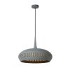 Lucide RAYCO Lampadario a sospensione Grigio, 1-Luce