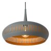 Lucide RAYCO Lampadario a sospensione Grigio, 1-Luce