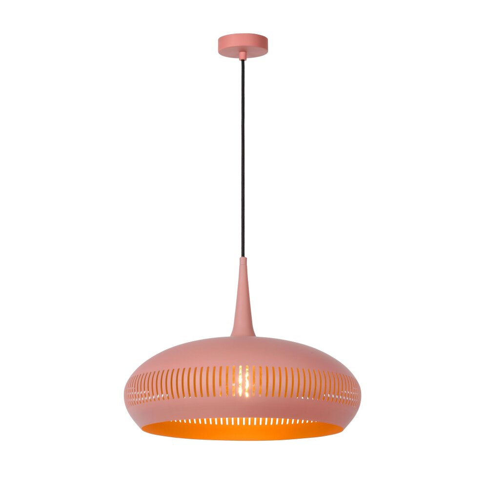 Lucide RAYCO Lampadario a sospensione Fucsia, 1-Luce