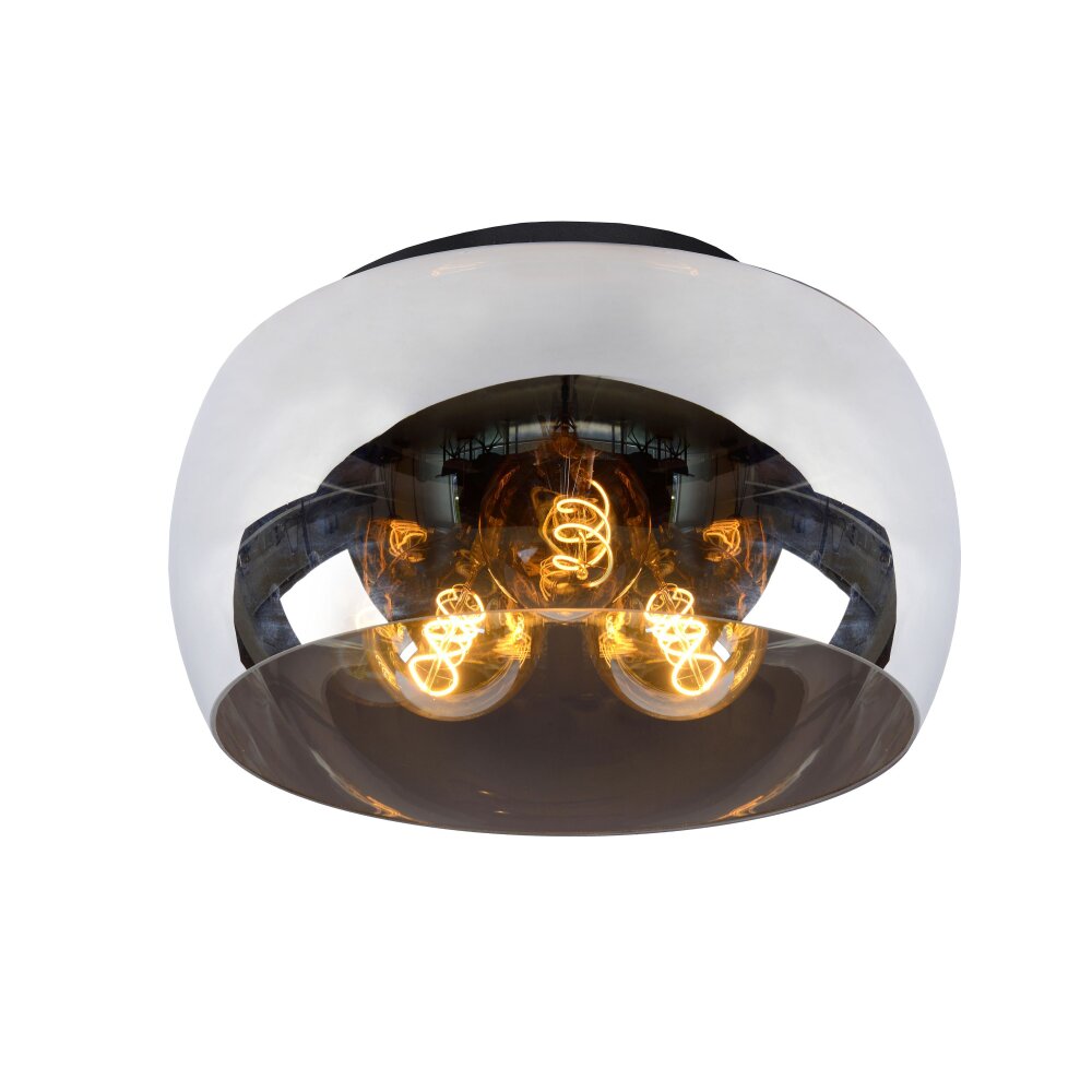 Lucide OLIVIA Plafoniera Nero, 3-Luci main product photo