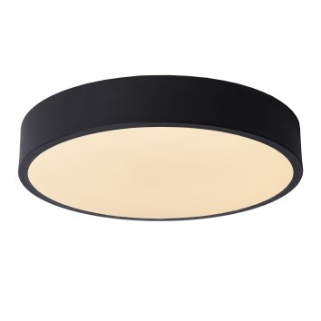 Lucide UNAR Plafoniera LED Nero, 1-Luce