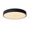 Lucide UNAR Plafoniera LED Nero, 1-Luce