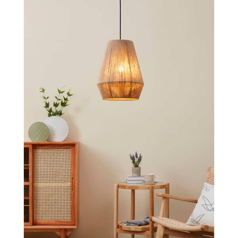 Eglo ALDERNEY Lampadario a sospensione Nero, 1-Luce main product photo