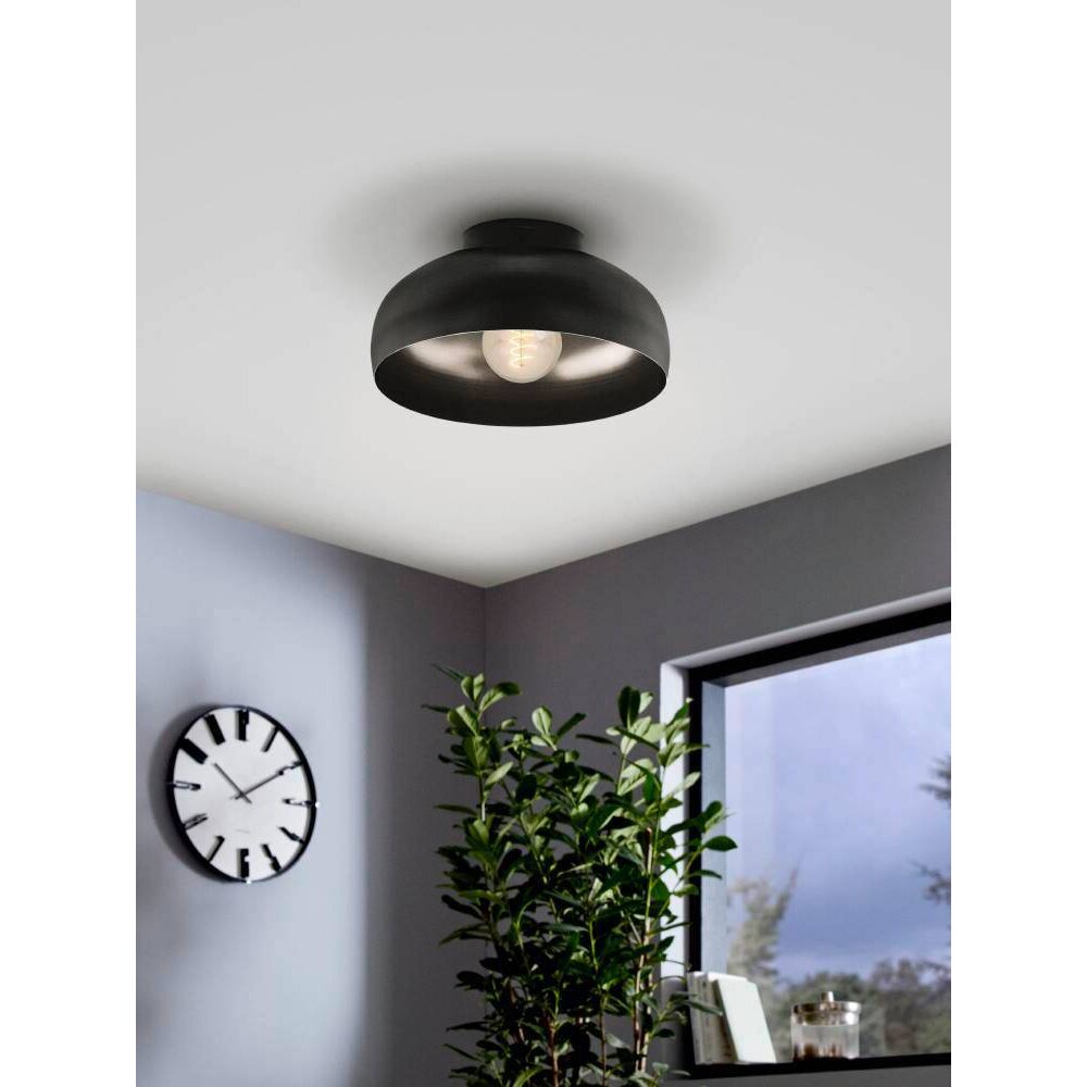 Eglo MOGANO Plafoniera Nero, 1-Luce main product photo