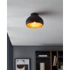 Eglo MOGANO Plafoniera Nero, 1-Luce