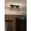 Eglo CATTERICK Plafoniera Nero, 2-Luci