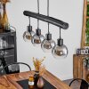 Vouhet Lampada a Sospensione Nero, 4-Luci