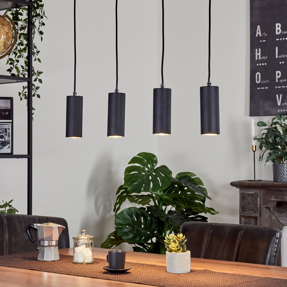 Javel Lampada a Sospensione Nero, 4-Luci main product photo