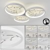 Fombillou Plafoniera LED Bianco, 1-Luce