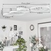 Fombillou Plafoniera LED Bianco, 1-Luce