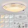 Villeveyrac Plafoniera LED Bianco, 1-Luce, Telecomando