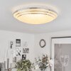 Villeveyrac Plafoniera LED Bianco, 1-Luce, Telecomando