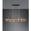 Trio Harper Lampada a Sospensione LED Nero, 1-Luce