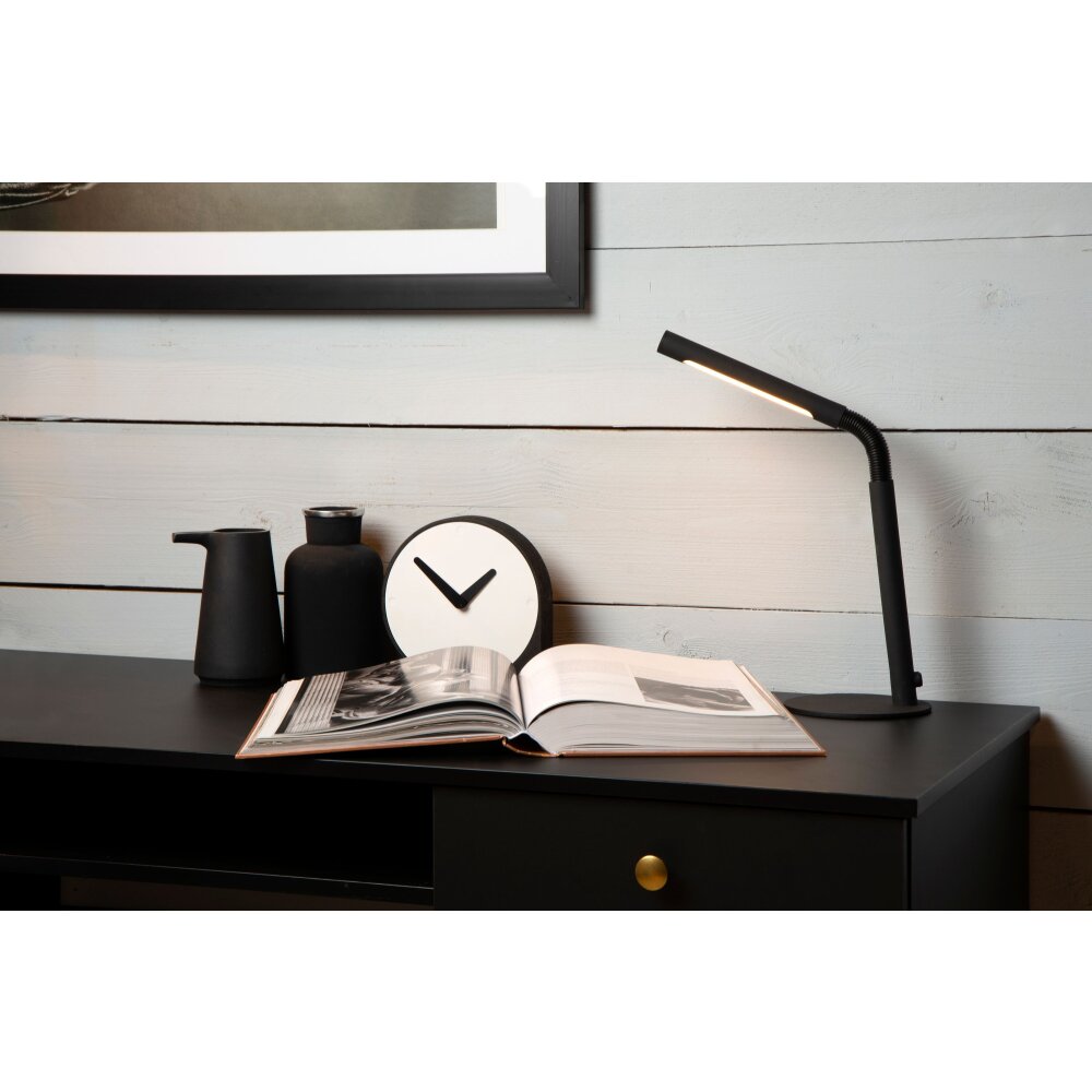 Lucide GILLY Lampada da scrivania LED Nero, 1-Luce main product photo