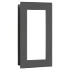 LCD Lamberg Applique da esterno LED Grigio, 1-Luce, Sensori di movimento