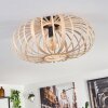 Oravi Plafoniera Legno chiaro, 1-Luce