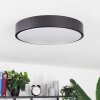Samaira Plafoniera LED Nero, Bianco, 1-Luce