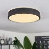 Samaira Plafoniera LED Nero, Bianco, 1-Luce