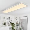 Montalba Plafoniera LED Bianco, 1-Luce, Telecomando, Cambia colore