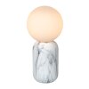 Lucide MARBOL Lampada da tavolo Effetto marmo, Bianco, 1-Luce