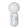 Lucide MARBOL Lampada da tavolo Effetto marmo, Bianco, 1-Luce