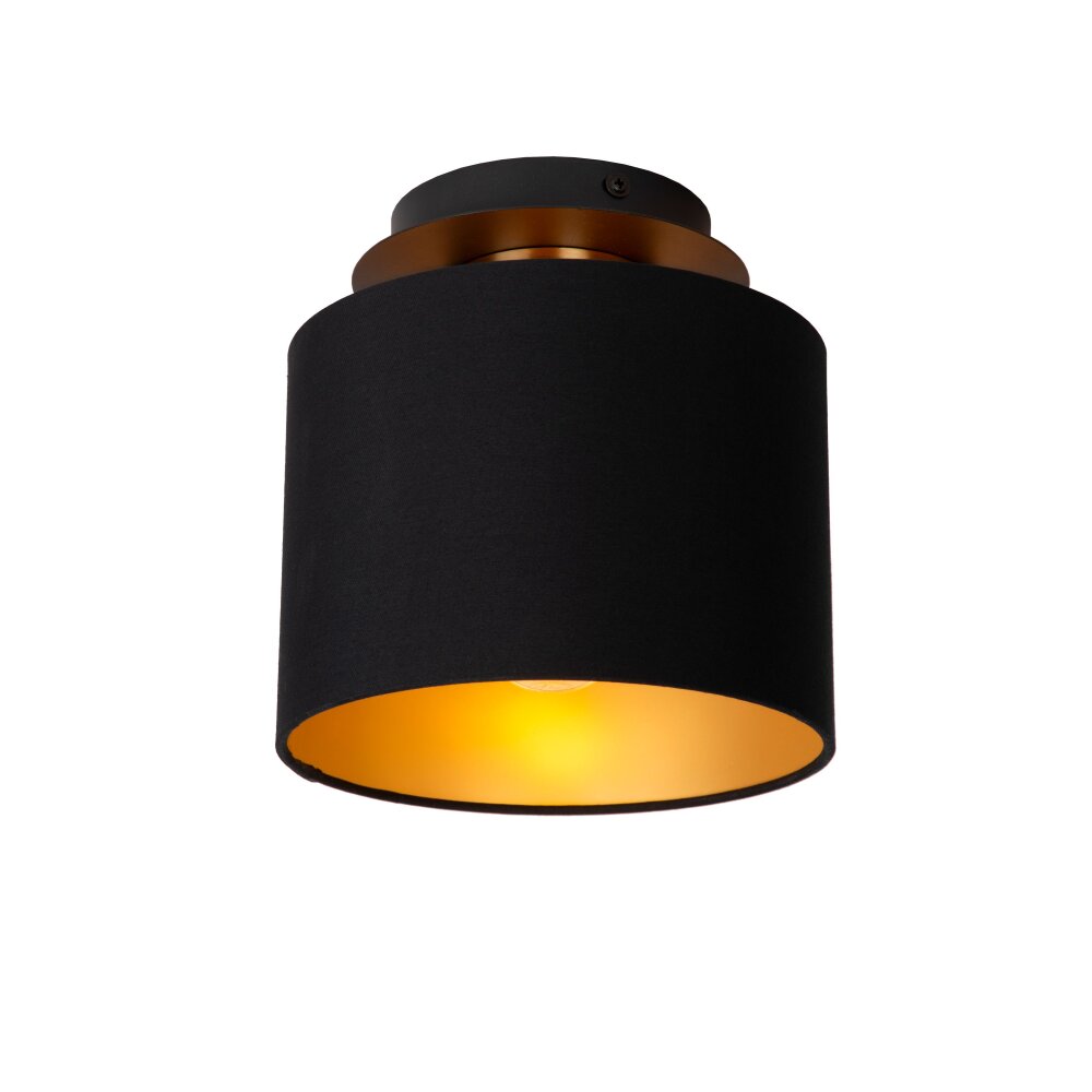 Lucide FUDRAL Plafoniera Oro, Ottone, Nero, 1-Luce main product photo