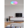 Globo SULLY Plafoniera LED Bianco, 1-Luce, Telecomando, Cambia colore