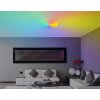 Globo SULLY Plafoniera LED Bianco, 1-Luce, Telecomando, Cambia colore