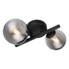 Globo RIHA Applique LED Nero, 2-Luci