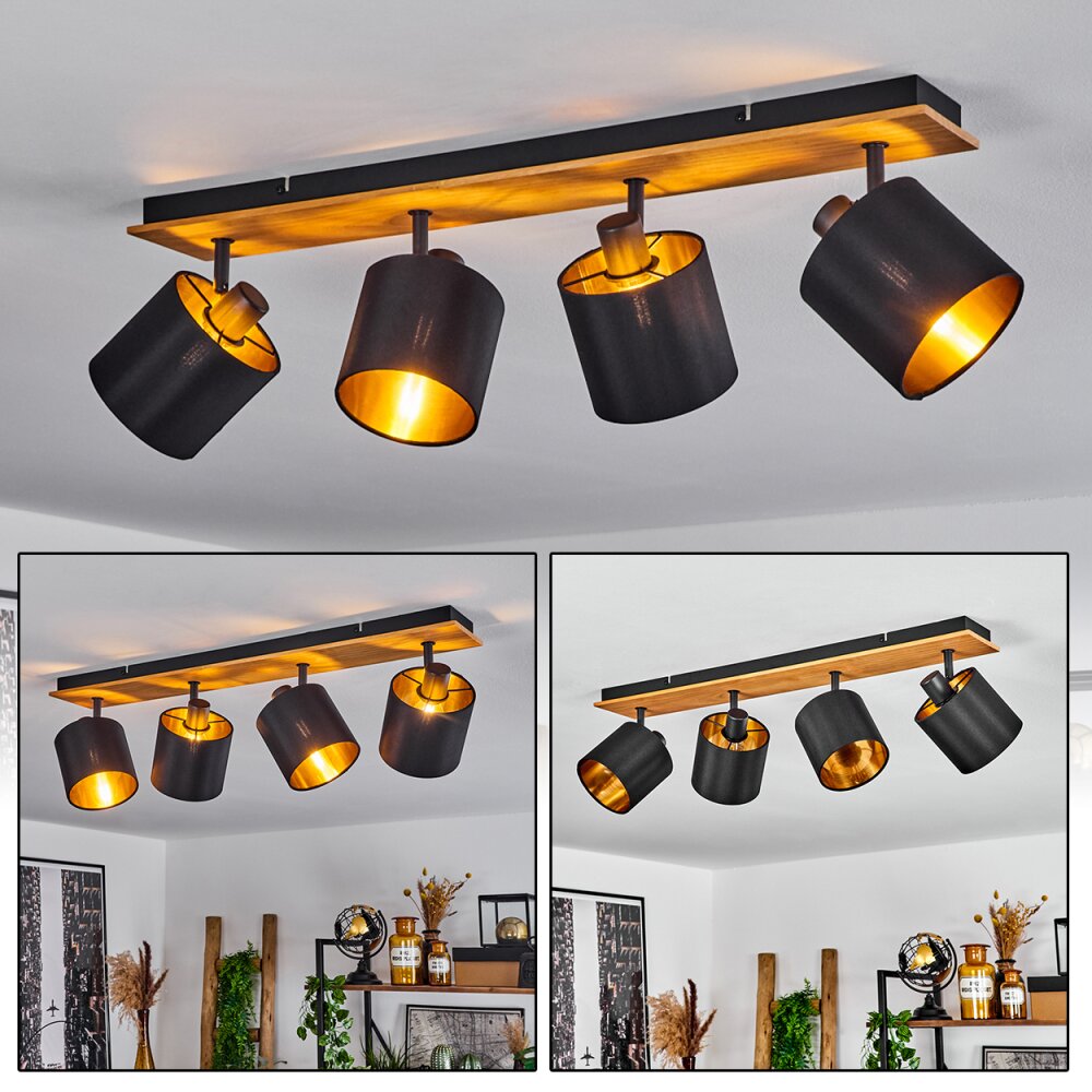 Alsen Plafoniera Écru, Nero, 4-Luci main product photo