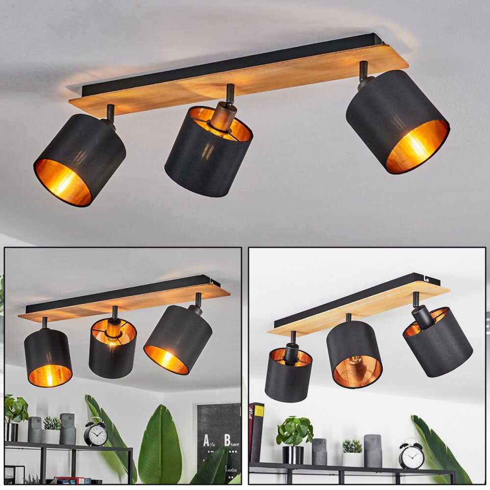 Alsen Plafoniera Écru, Nero, 3-Luci main product photo