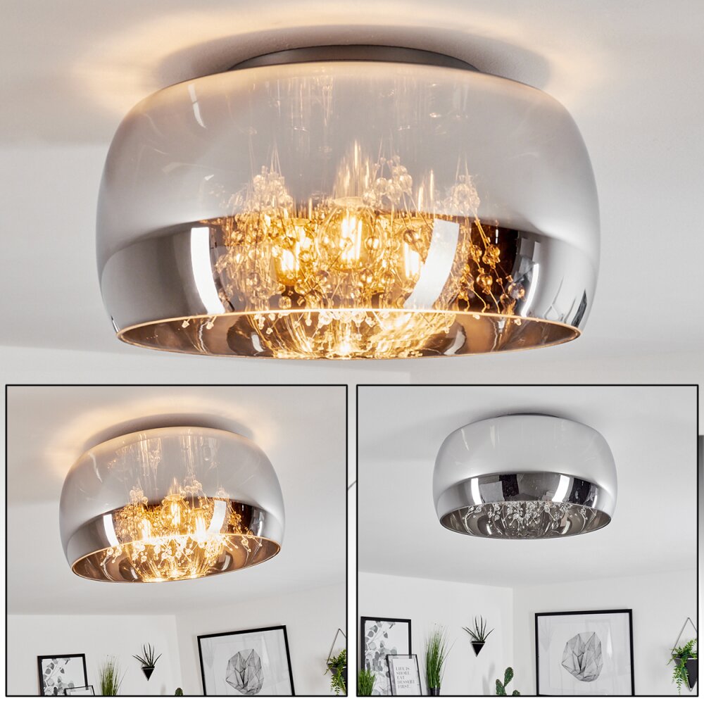 Belleguette Plafoniera Argento, 3-Luci main product photo
