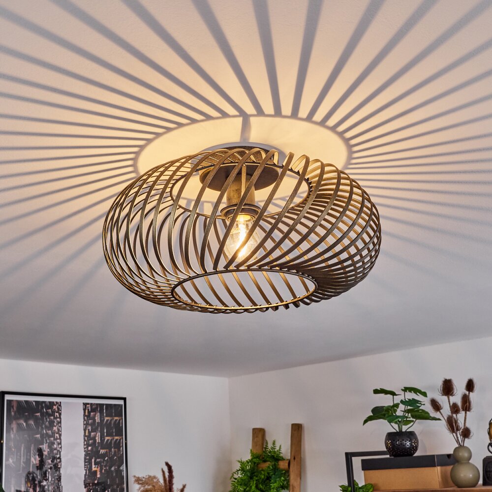 Oravi Plafoniera Antichizzato, Oro, 1-Luce main product photo