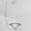 Sundet Lampadario a sospensione Bianco, 1-Luce