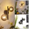 Chehalis Applique LED Nero, 2-Luci